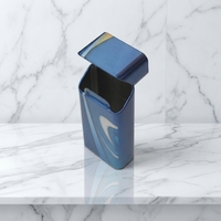 Offre Spéciale – Boîte à cigarettes en fer blanc personnalisée pour 10 cigarettes, avec logo sur mesure, couvercle à charnière, emballage artisanal en matériaux recyclés