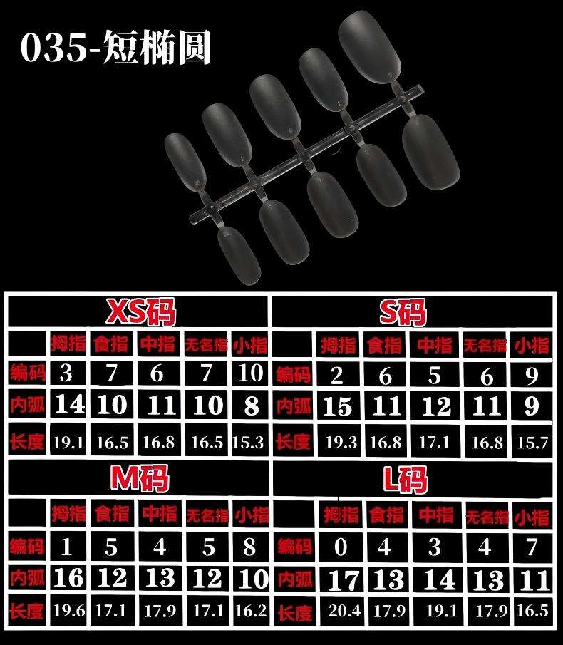 100pcs /bag Matt Clear Press on Nail Tips Full Cover Short Oval Almond Shape Shiny False Artificial Nails Press on Nail Supplier