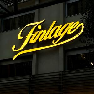 定制户外建筑标志墙3D标志标牌，带发光二极管照明铭牌，适用于公司和医院 - Product Image 1