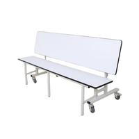 Ensemble de mobilier scolaire pliable en bois pour 6/8/12 places, banc et table d'école pour l'école