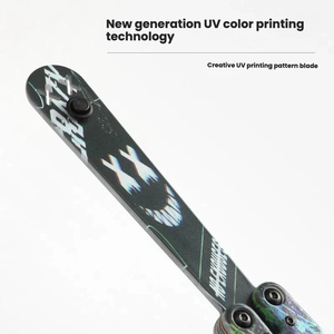 Practice smooth butterfly <b>knife</b> <b>safe</b> swinging <b>knife</b> fancy plastic <b>knife</b> training folding <b>knife</b> - Product Image 4