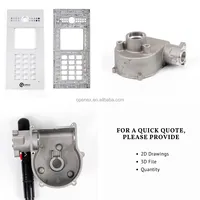 Service OEM, radiateur à ailettes larges et à paroi mince personnalisé en ADC12 A360, pièces moulées sous pression en alliage d'aluminium de haute précision et haute pression