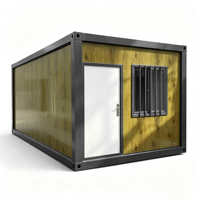 Casa Contenedor de Envío Tipo Ventana de 40 Pies, Casa Modular Prefabricada Portátil