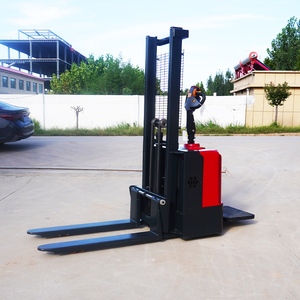 Hızlı teslimat palet istifleyici elektrikli Forklift paleti kaldırıcı 1000kg 1500kg 2000kg yarı elektrikli istifleyici fiyat - Product Image 1