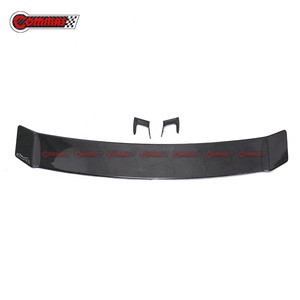 Alerón de fibra de carbono seca de la mejor calidad, estilo Novi, para Ferrari 488, piezas de coche para carreras. - Product Image 4