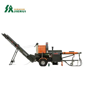 Best seller cheap firewood processor 20T small firewood processor for sale log splitter hydraulic Diesel machine