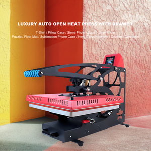 Máquina de Prensa de Calor Magnética Semiautomática Topjlh 38x38cm, Ajustable, 1800W, Doble Voltaje, para Impresión de Camisetas, Venta al Por Mayor, Comercial - Product Image 4