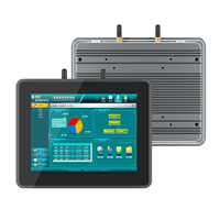 Ordinateur PC robuste à écran tactile de 8 pouces avec lunette de 3mm avec Android Win7/10 Linux OS COM 6-36V pour camion de véhicule