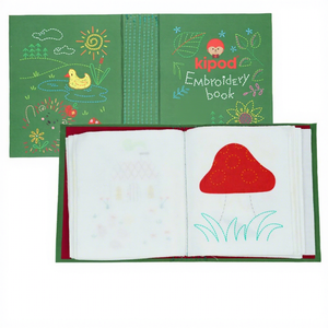 Kit de broderie DIY : Livre d'échantillons de points de croix, guide de pratique de couture sur tissu de lin pour débutants - Product Image 4