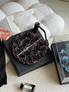 กล่องดนตรีวินเทจ D124 พร้อมดอกไม้ประดับ กล่องลำโพงรูปทรงกราโมโฟน ของขวัญสุดสร้างสรรค์สำหรับคู่รักในเทศกาลต่างๆ - Product Image 6