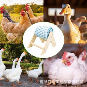 <b>Wooden</b> chicken beak grinder with calcium stones and <b>wooden</b> frame. Adds fun to your pet's beak. - Product Image 3