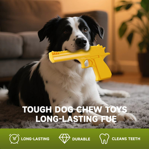 TikTok Benebone Desert Eagle Pistool Kauwspeeltje voor Huisdieren, Voedselveilige Nylon, Echte Smaak voor Agressieve Kauwers - Product Image 4