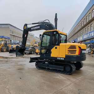 Mini Excavadora Hidráulica Moderna HX80 Original, Excavadora de Orugas Económica, Maquinaria de Bajo Precio, Excavadora HX80 - Product Image 2