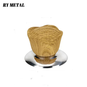 Nồi xử lý thủy tinh nồi nắp xử lý núm chống bỏng Bakelite xử lý hạt gỗ đồ nấu nướng Grip - Product Image 5