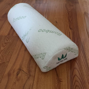 Semi Roll Pillow Half Moon Bolster Rodilla Almohada para Side Back & Stomach Sleepers Posicionador funcional - Product Image 5
