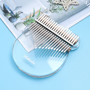 Piano à pouce en cristal 17 tons 21 tons Transparent <span class=keywords><strong>Petit</strong></span> Ours Piano à pouce Acrylique <span class=keywords><strong>Kalimba</strong></span> - Product Image 5