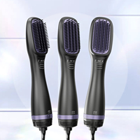 Sèche-cheveux électrique à brosse 1000W avec technologie ionique de sécurité pour séchage à l'air chaud et volumateur, usage domestique et hôtelier