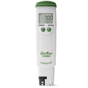 เครื่องวัดค่า PH-EC-TDS-c แบบไมโครคอมพิวเตอร์ Veidt Lab Hanna HI98131 รุ่น GroLine สำหรับระบบไฮโดรโปนิกส์ กันน้ำ พกพาสะดวก พร้อมหน้าจอ LCD แสดงค่า PH/EC/TDS/อุณหภูมิ - Product Image 1