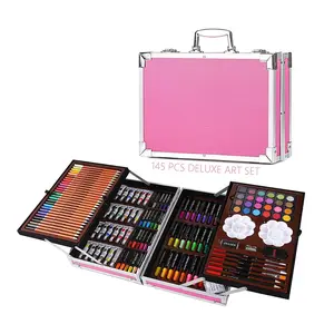 Bview Art Supplies 145 Stuks Arts Ambachten Schilderij Tekening Kleuren Art Set Case Voor Kinderen