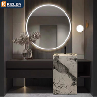 Meuble-lavabo sur mesure Kelen 2026 pour salle de bain, ensemble de salle de bain moderne, organisateur, meuble-lavabo flottant avec lavabo, meuble de salle de bain pour le maquillage