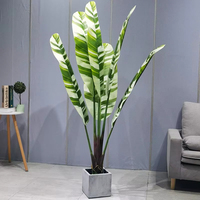 Direkt vom Hersteller: Künstlicher Bonsai-Bananenbaum für Innen und Außen, 160-220cm, Grün, für Hochzeits- und Gartendekoration