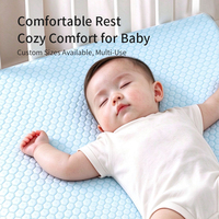 Matelas pour enfants en fibre d'air double face et double tissu, personnalisable et en gros, avec couche d'air rafraîchissante, maille 3D et housse amovible