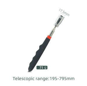 Telescopic Magnetic Pickup Tool 10LB Strong Magnet 5 Section Extendable Rod Stainless Steel Auto Hardware Pick up Tool Orange - Product Image 4
