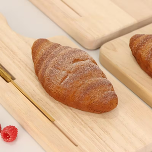 Tabla de Cortar de Madera Maciza para Cocina de Restaurante Portátil con Ranura para Cuchillo, Tabla de Cortar de Madera, Envío Gratuito, Sin Acabado - Product Image 5