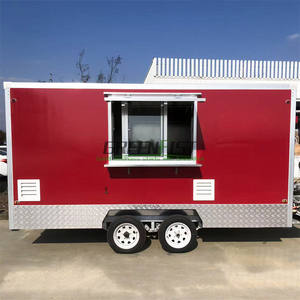 Remolque de Comida Móvil de Acero Inoxidable de Grado Restaurante de 14 Pies, Camión de Comida Rápida Comercial de 220V con Capacidad Personalizable - Product Image 3