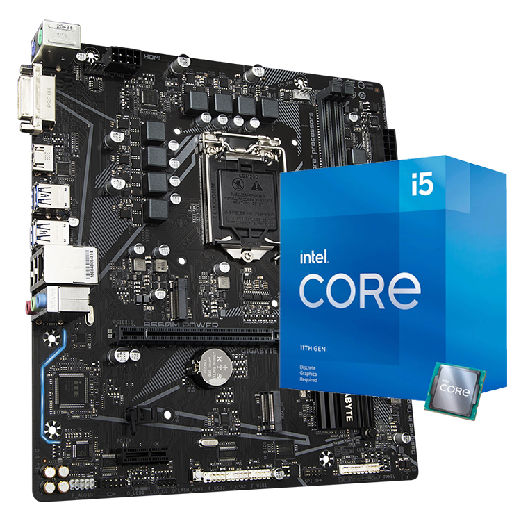 GIGABYTE B560M POWER Motherboard - Intel Core 5 11400 Support