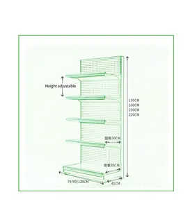 定制批发供应钢铁金属超市陈列架用途百货小卖店