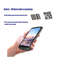 Tablet PC PDA Android 14 Baru 5.7'' 4G IP671D 2D Pemindai Barcode Sistem Manajemen Inventaris Genggam Tangguh 5000mAh