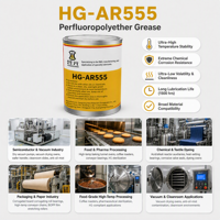Graisse OEM d'usine AR555 PFPE PTFE NSF H1 250 ℃   Roulement à vide ondulé inertes à faible évaporation 420cSt, durée de vie 1500h, pour torréfacteur à café