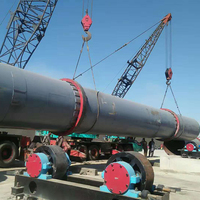 Four rotatif à expansion de perlite HK-1.5x22m 30TPD, équipement de calcination continue haute température pour ligne de production