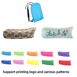 Canapé-lit gonflable portable moderne pliable paresseux festivals de musique en plein air camping voyage inclinable tissu Oxford plastique - Product Image 5