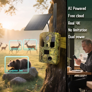 SENSVISION Kamera Trail Tahan Air 4g Lte Kamera Satwa Liar Kamera Inframerah Kamera Trail Berburu Luar Ruangan Kamera Trail Tenaga Surya - Product Image 2