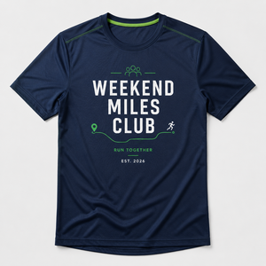 T-shirt de course personnalisé Weekend Miles pour l'entraînement et la compétition – Vêtements de performance athlétique - Product Image 2