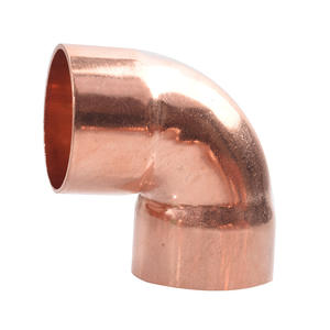 Codo de Cobre de 90 Grados para Soldadura, Accesorio de Unión para Tubería de Cobre, Material Auxiliar para Aire Acondicionado Central - Product Image 1