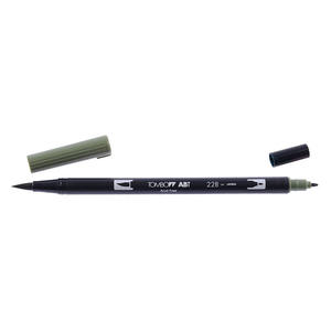 TOMBOW ABT - PENNARELLO DUAL BRUSH GRIS-VERT - Product Image 1