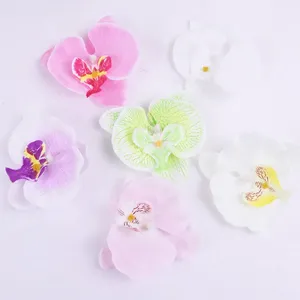 Fleur en Soie en Gros, <span class=keywords><strong>100</strong></span> pièces/opp, Tête de Fleur Artificielle Phalaenopsis Papillon de 9 cm, Décoration Maison et Mariage - Product Image 5