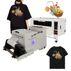 Dtf A3 Printer Desktop 0,5 l botol tinta putih sirkulasi tinta hemat biaya I3200 Dtf A3 T Shirt Printer