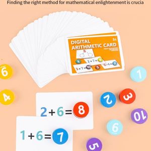 Tarjetas de Aritmética Digital para Aprender Matemáticas, Juguete Educativo Temprano de Madera, Personalizable, Venta Caliente - Product Image 4