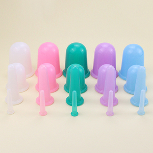 Ventouses de massage en silicone anti-cellulite pour le visage et le corps, ensemble de ventouses faciales à aspiration sous vide - Product Image 6
