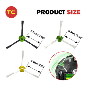 Ensemble de brosses latérales de remplacement pour aspirateur robot IRobots Roombas, <span class=keywords><strong>kit</strong></span> d'assortiment de brosses latérales compatibles, vente en gros OEM/ODM - Product Image 3