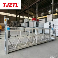 Plateforme suspendue en alliage d'aluminium ZLP800 pour le nettoyage des murs extérieurs