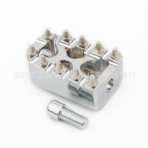 Moshark – levier de changement de vitesse pour moto, bouton noir électroplaqué pour Harley XL883 1200 X48 Glide, pièces de modification - Product Image 5