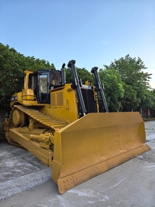 รถดันดิน CAT D8R มือสอง/รถบูลโดเซอร์ตีนตะขาบมือสอง รุ่นปี 2023 น้ำหนัก 37000 กก. ความสามารถในการดันดิน 5.89 ม. เครื่องจักรคุณภาพสูง ลดราคา - Product Image 5