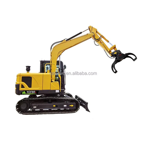 Machine multi-accessoires YCF80S : Grappin forestier, Base chenillée - Product Image 6