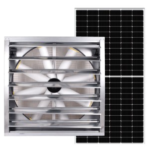 Ventilador <span class=keywords><strong>de</strong></span> <span class=keywords><strong>Pared</strong></span> Industrial Gigante <span class=keywords><strong>de</strong></span> 54 Pulgadas, Ventilador <span class=keywords><strong>de</strong></span> Extracción <span class=keywords><strong>de</strong></span> Aire para Fábrica, Invernadero, Escape <span class=keywords><strong>de</strong></span> Calor, Ventilador <span class=keywords><strong>de</strong></span> Ventana, Alimentado por Energía Solar Híbrida - Product Image 1