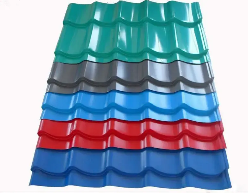 गर्म बिक्री नालीदार स्टील प्लेट 600-12500mm छत शीट गेज 26 Ppgls जस्ता कोटिंग के लिए नालीदार शीट का तार